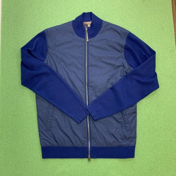 Peter Millar Crown Sport Zip Up Sweater Golf Jacket Men’s Size Medium - Picture 1 of 10